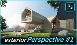 Photoshop for Architect : Exterior Perspective #1