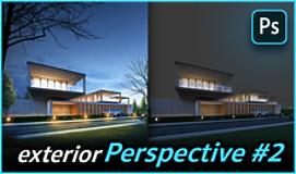 Photoshop for Architect : Exterior Perspective #2