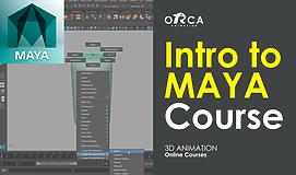Intro to MAYA Course (3D Animation) by ORCA Animation